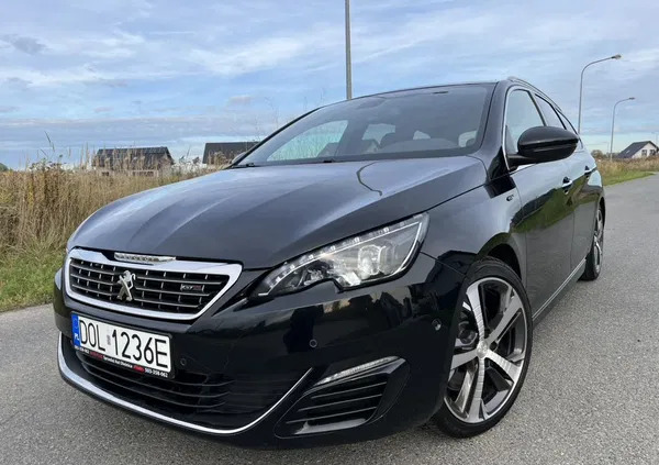 zachodniopomorskie Peugeot 308 cena 57990 przebieg: 155960, rok produkcji 2016 z Oleśnica